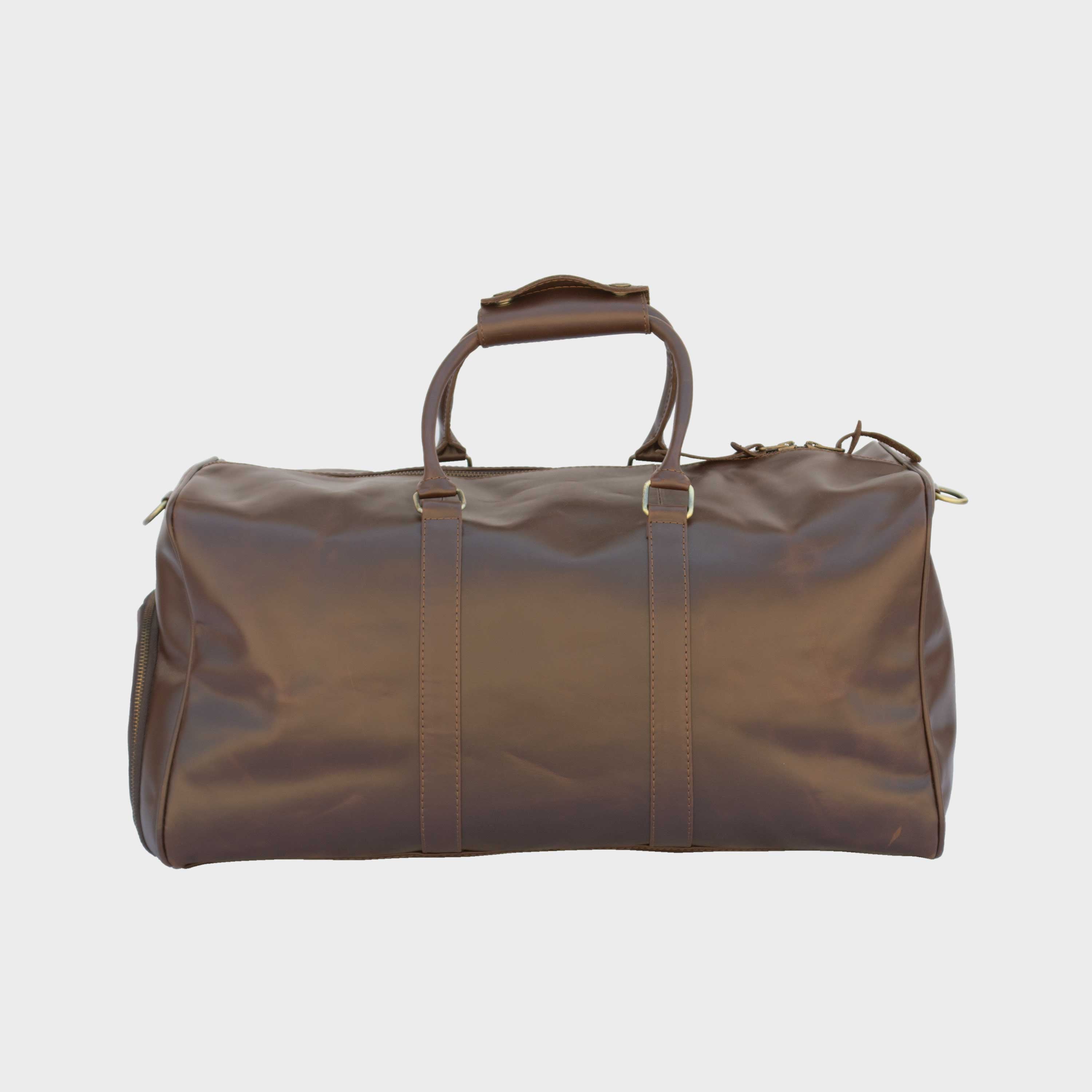 Valmor Brown Leather Duffle Bag