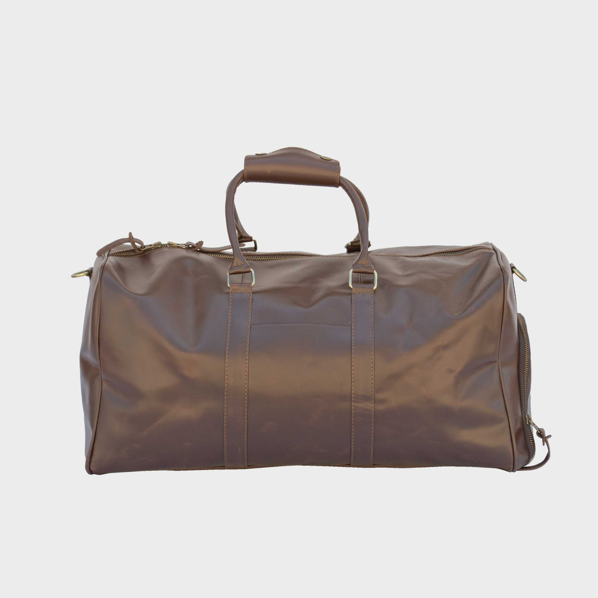 Valmor Brown Leather Duffle Bag