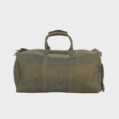 Valmor Green Leather Duffle Bag