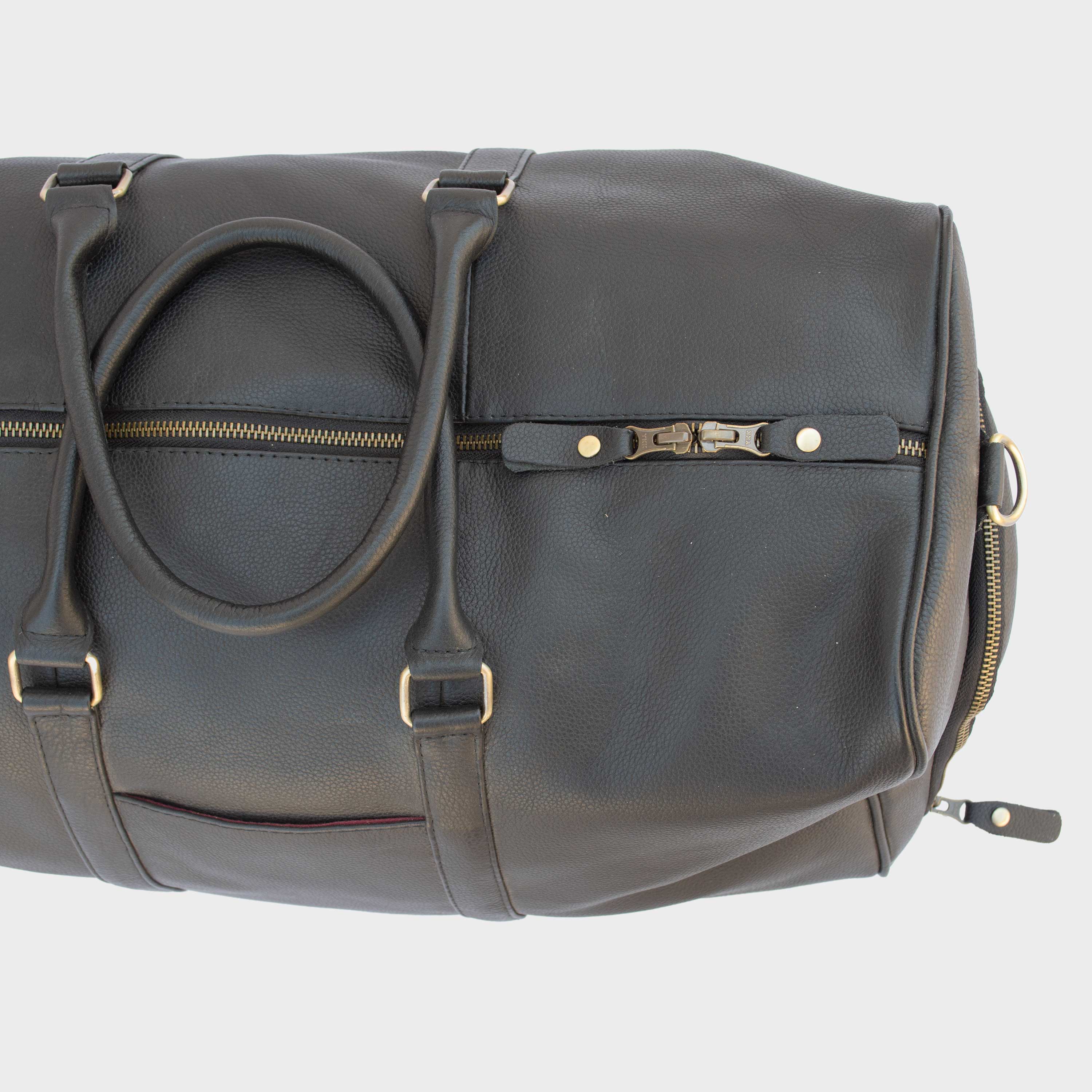Valmor Large Leather Duffle Bag